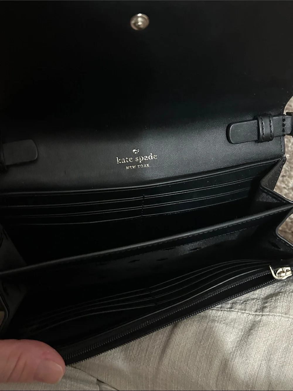 kate spade Black Pebbled Leather Crossbody Bag - Picture 4 of 4